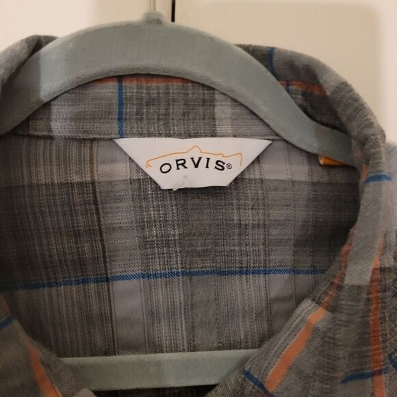 Orvis Muilt Color checker button down shirt size XLARGE Nwot #2p64  long sleeve - Picture 6 of 9